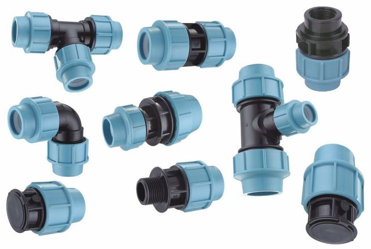 PP Klemmverbinder Für PE-Rohr 20 Mm – Kupplung, Lösbar, Trinkwassergeeignet, UV-beständig