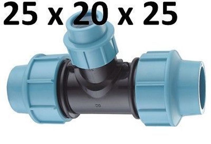Cornat Bewässerungssystem T-Stück PE-Rohr, 20 Mm, 1/2 Zoll
